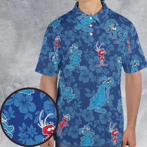 The Ant and the Aardvark AOP Men/Women Polo Shirt
