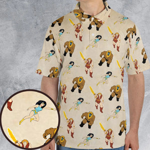 Thundarr the Barbarian AOP Men/Women Polo Shirt