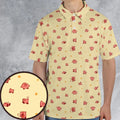 Nintendo Kirby Pattern AOP Men/Women Polo Shirt
