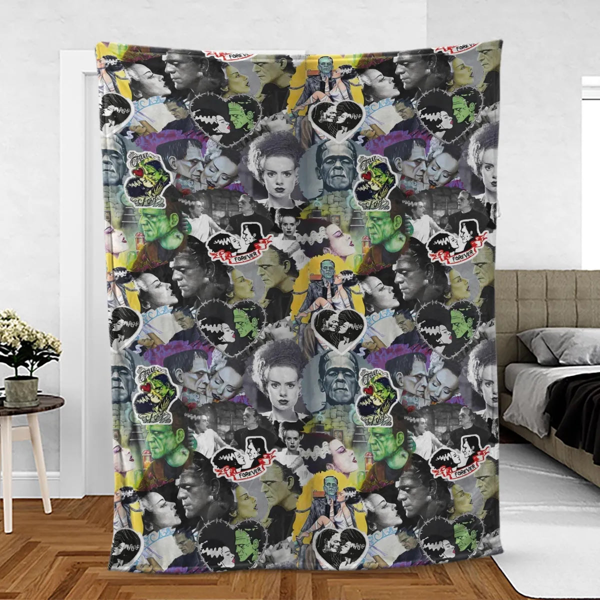 Forever Frankenstein Fleece Blanket