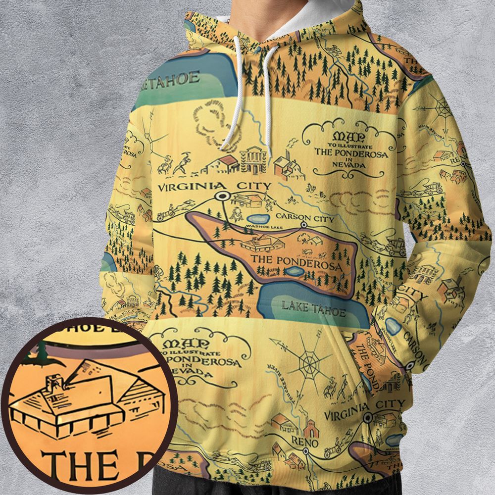 Map of The Ponderosa -  - 1
