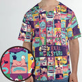 Aaahh!!! Real Monsters Characters Pattern Unisex Baseball Jersey