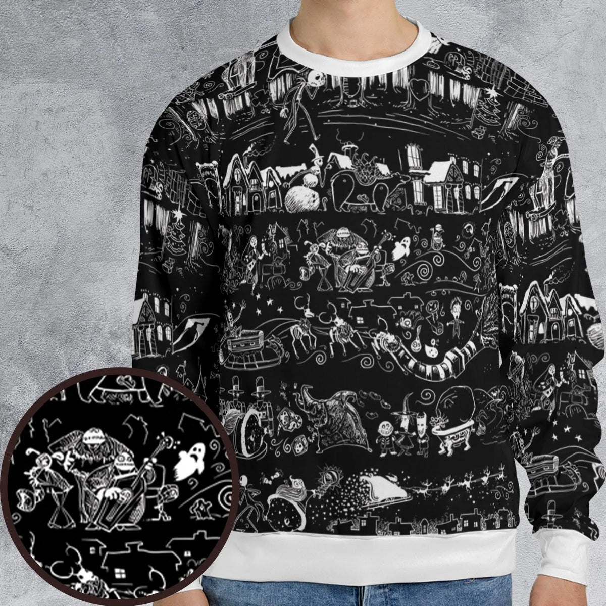 Nightmare Journey All-over Print Sweatshirt