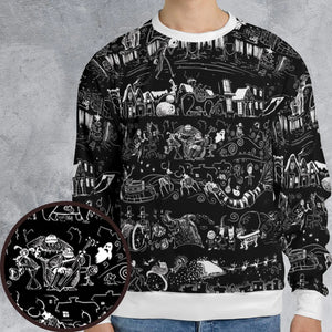 Nightmare Journey All-over Print Sweatshirt
