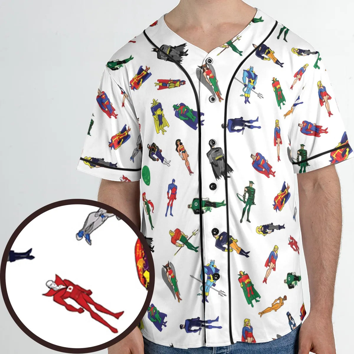 My Ultimate Justice League Unisex Baseball Jersey