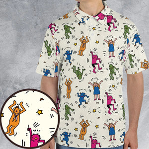 Dancing Muppets The Muppets Characters AOP Men/Women Polo Shirt