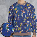 Outer Space Bob's Burgers All-over Print Sweatshirt