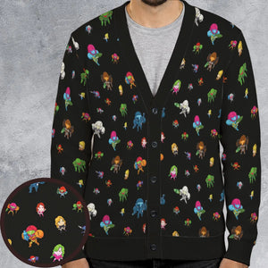 Metroid Pattern Cardigan