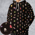 Final Fantasy Characters Pattern All-over Print Hoodie