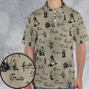 Hencing Fighting The Princess Bride AOP Men/Women Polo Shirt