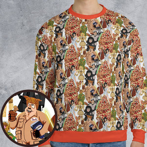 All-over Print Sweatshirt - 2JFKYMLF -  - 1