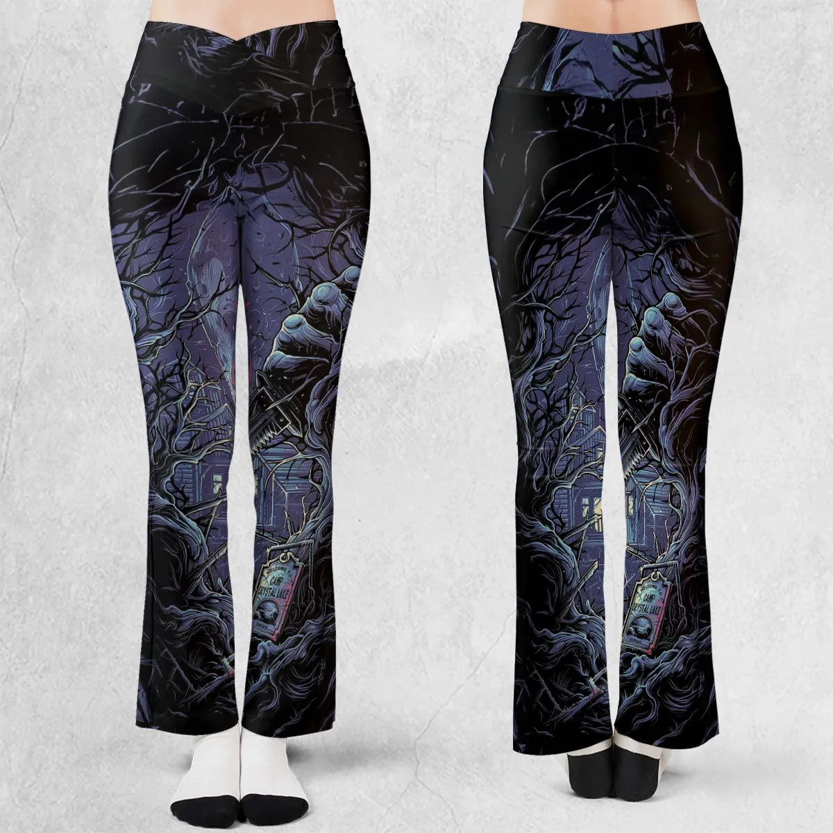 Camp Crystal Chic Friday the 13th Flare Leggings