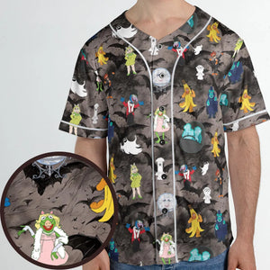 Muppet Haunted Unisex Baseball Jersey