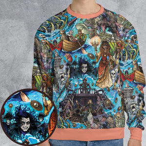 Travel And Fight Pirates of the Caribbean All-over Print Sweatshirt