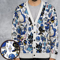 Water Type Pokemon Cardigan