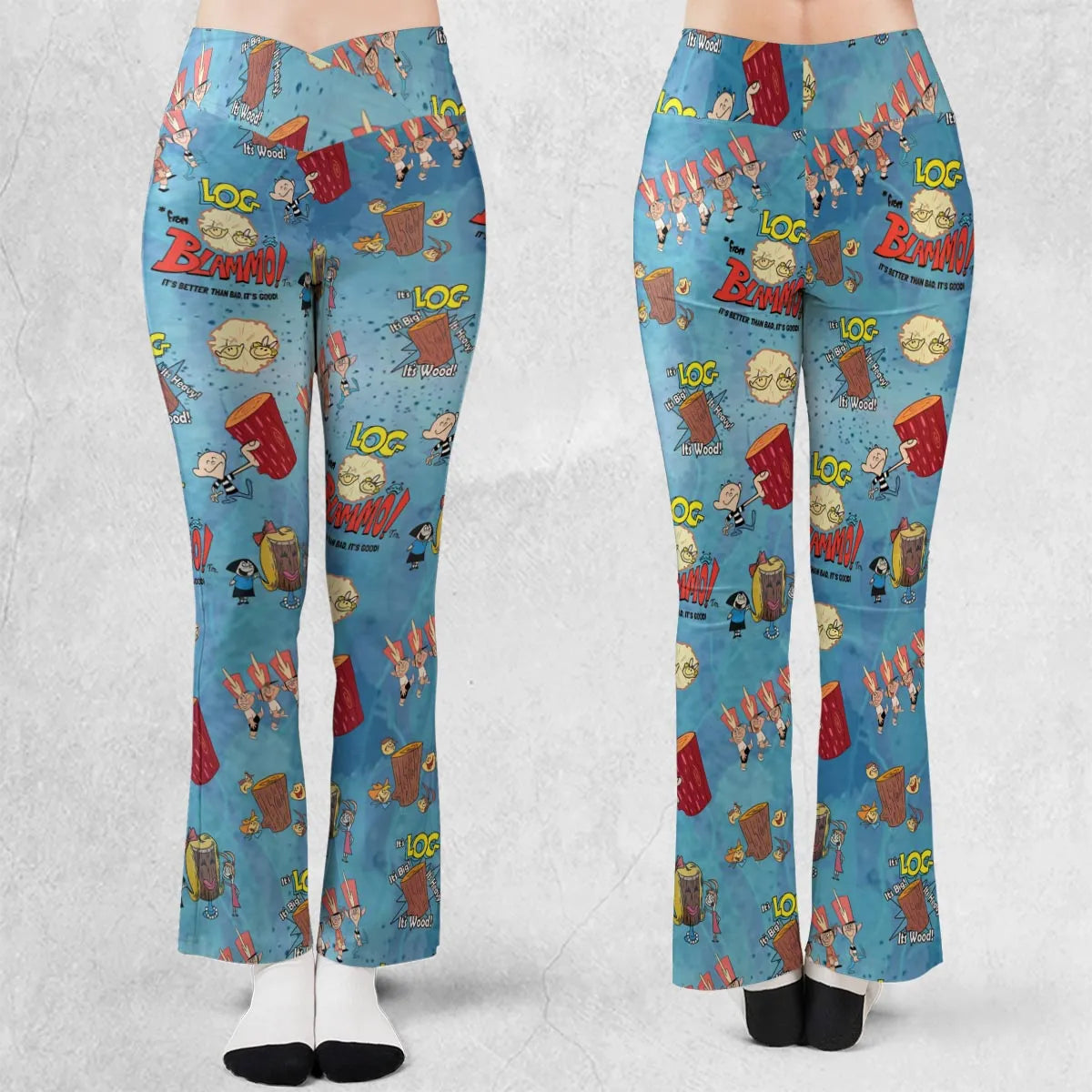 It's Log It's Big It's Heavy Flare Leggings