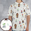The Muppet Movie Bike Scene AOP Men/Women Polo Shirt