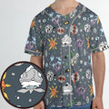 Rock Type Pokemon Unisex Baseball Jersey