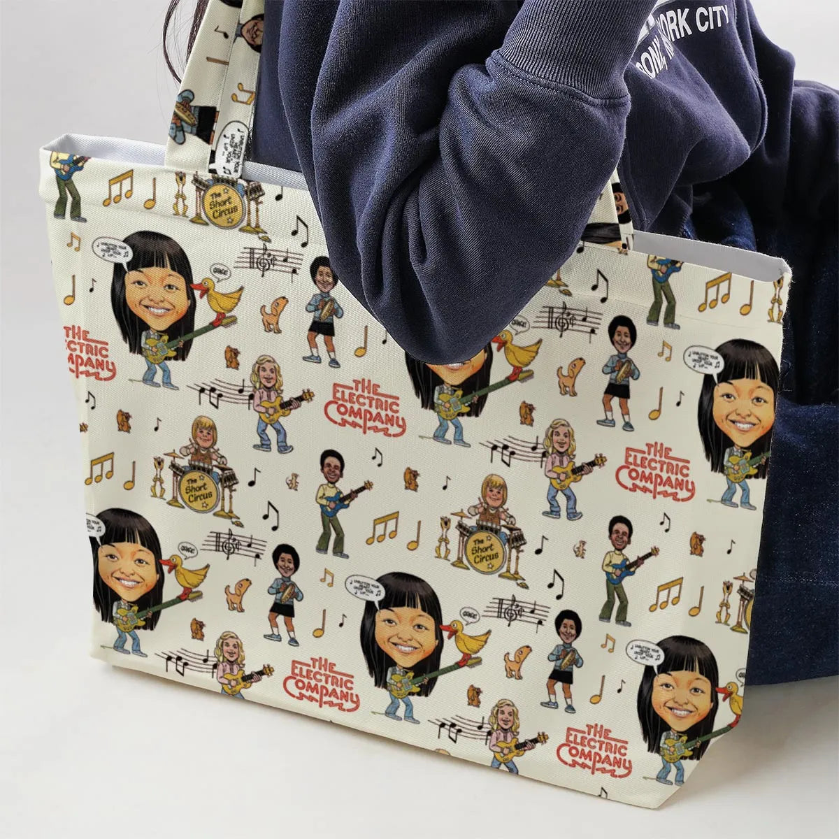 The Electric Company PBS Show Large Tote Bag