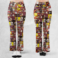 Underdog Cartoon Pattern Flare Leggings