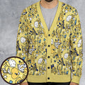 Shiny Magikarp Pokemon Pattern Cardigan