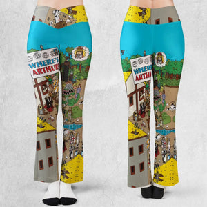 Where's Arthur Monty Python and the Holy Grail Flare Leggings