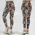 Tim Burton Characters Halloween Legging