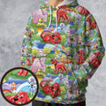 Clifford The Big Red Dog Seamless All-over Print Hoodie