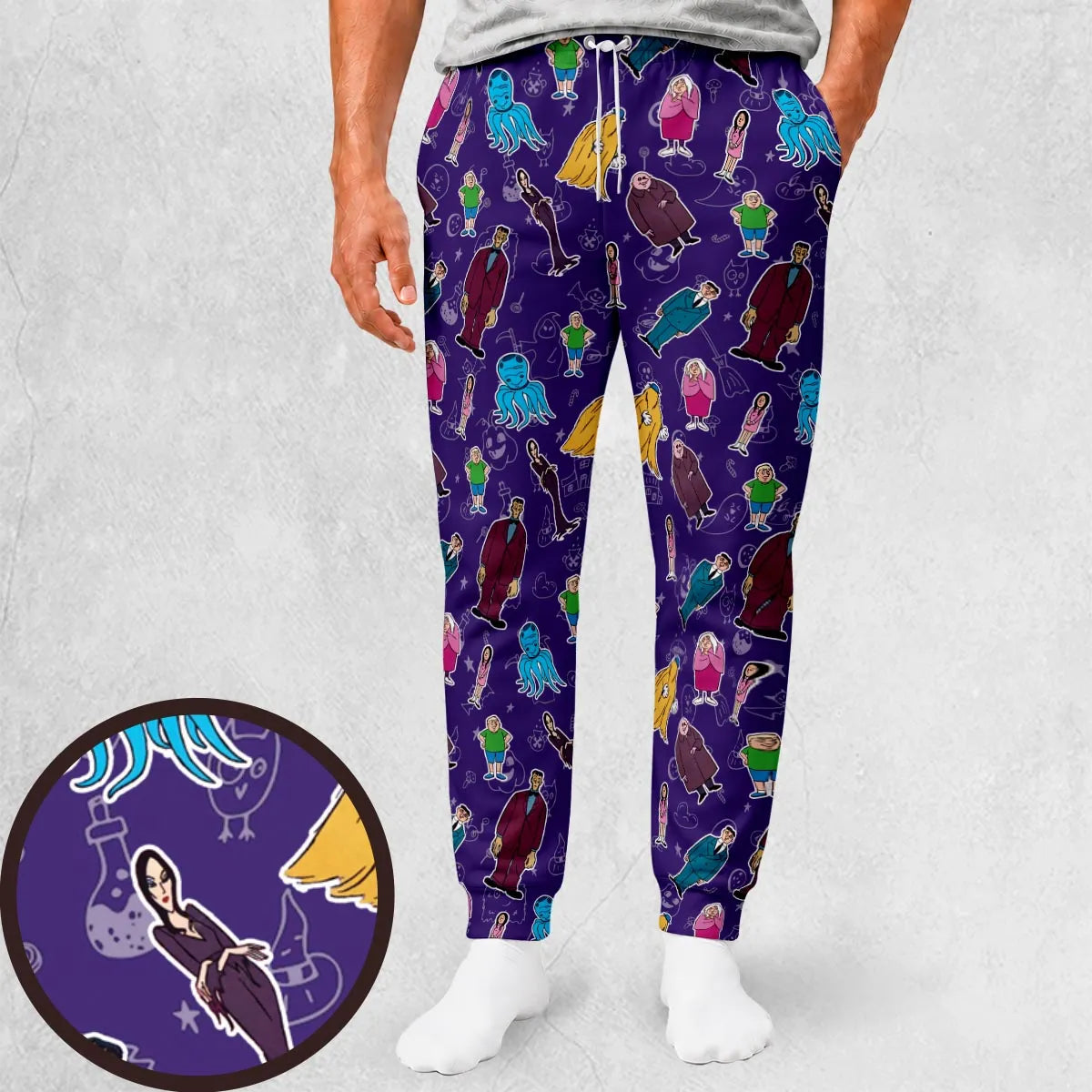 The Addams Family Cartoon Sweatpants