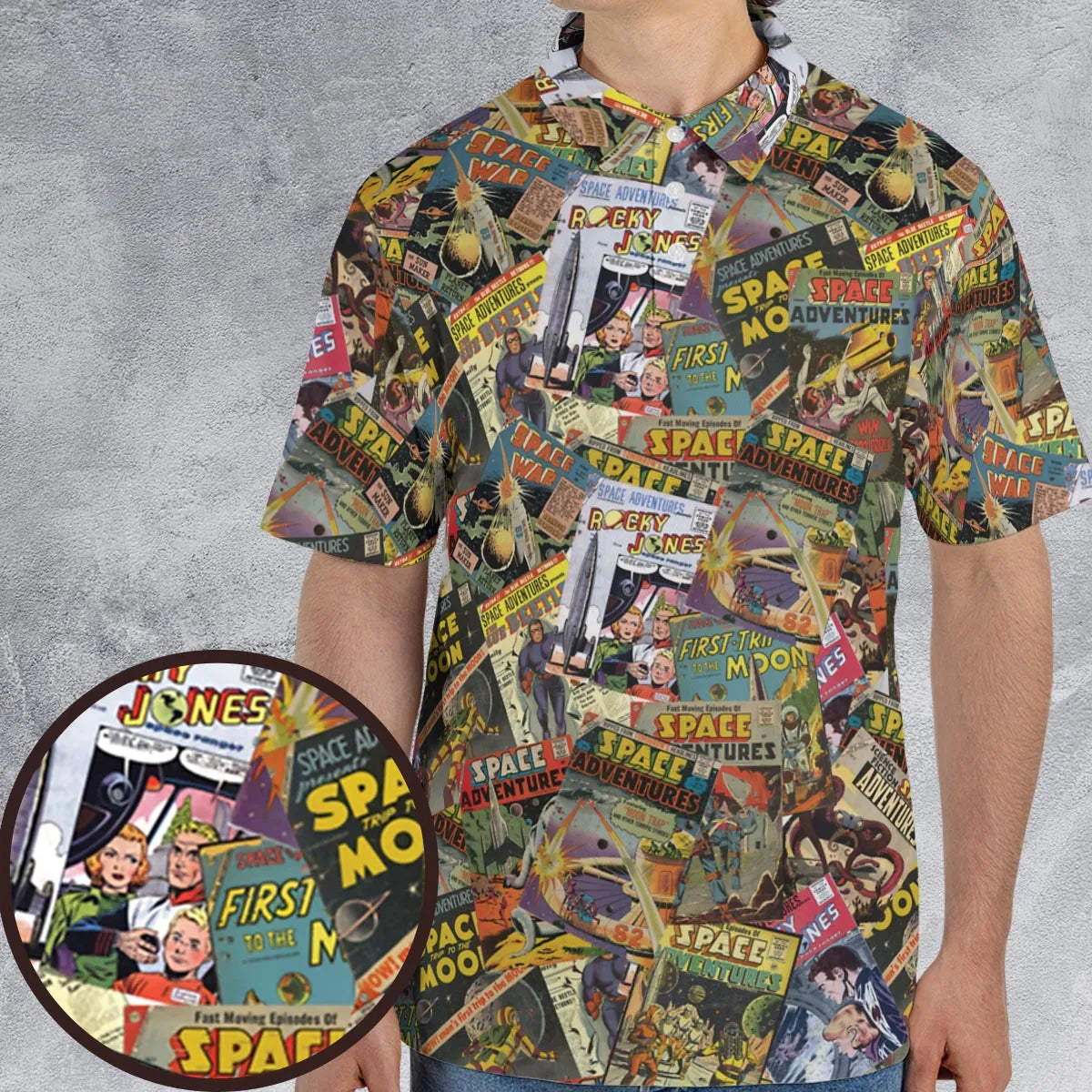 Comic-Con Cartoon AOP Men/Women Polo Shirt