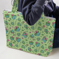 Venusaur Ivysaur and Bulbasaur Pokemon Large Tote Bag