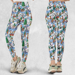 Snowland Rudolph the Red-Nosed Reindeer Legging