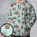 Rescue Team Chip 'n Dale Rescue Rangers All-over Print Hoodie