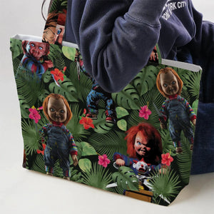 Chucky Just Wanna Have Fun Large Tote Bag