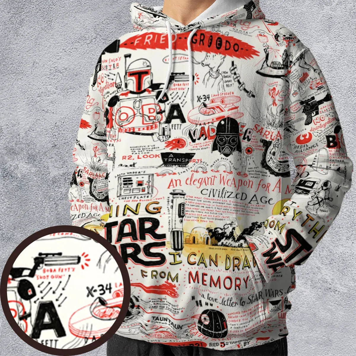 Star Wars All Funny Quotes All-over Print Hoodie