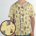 Killer Rabbit The Medieval Marginalia Unisex Baseball Jersey