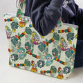 Super Mario Boo-Bies Pattern Large Tote Bag