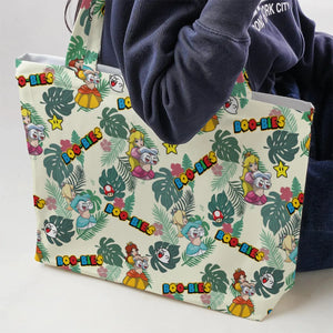 Super Mario Boo-Bies Pattern Large Tote Bag