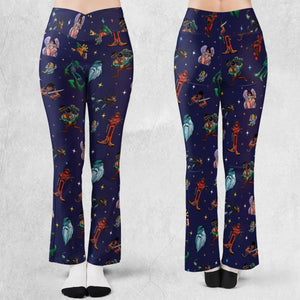 Wizard Characters Flare Leggings