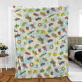 The Busy World of Richard Scarry Fleece Blanket
