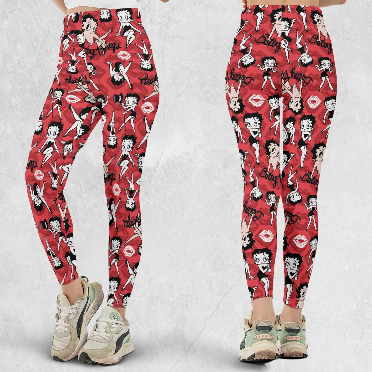 Betty Boop Singer Cartoon Sexy Legging