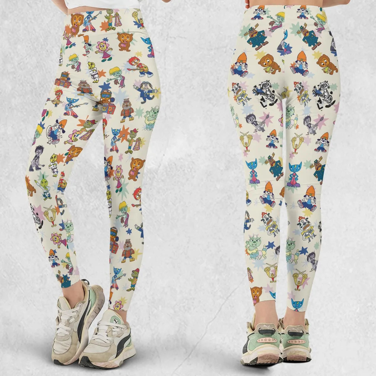Parappa the Rapper Characters Legging