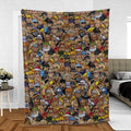 Classic Wrestlers Fleece Blanket