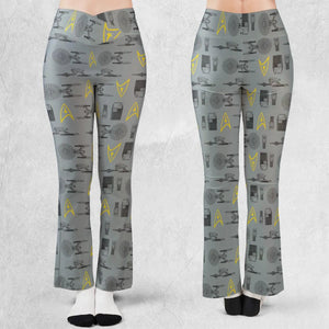 S.T Shipyard Star Trek Flare Leggings