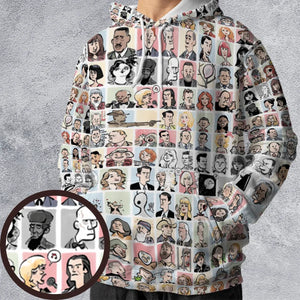 Many Faces of Twin Peaks All-over Print Hoodie