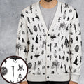 Nosferatu Pattern Cardigan