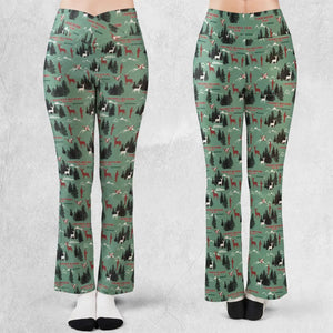 I Regret Nothing Park And Recreation Flare Leggings
