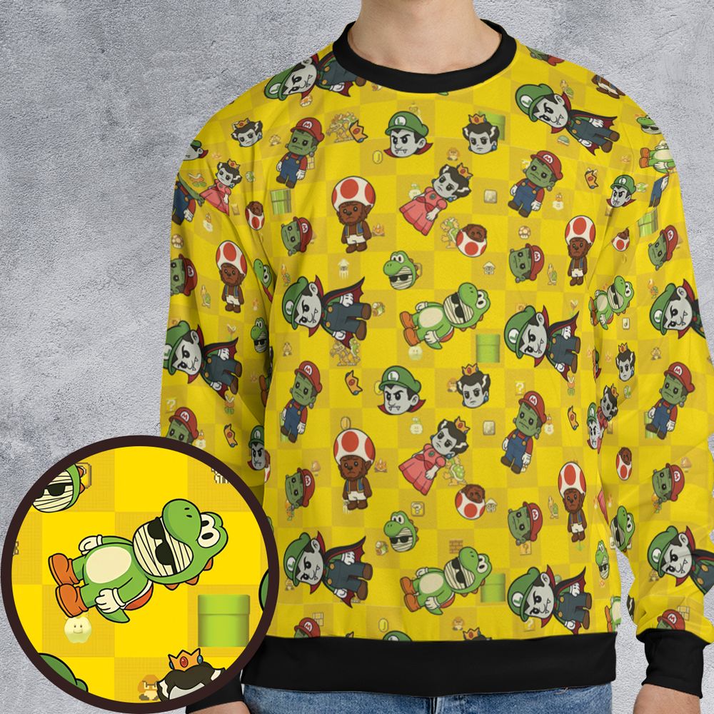 All-over Print Sweatshirt - 465CKA77 -  - 1