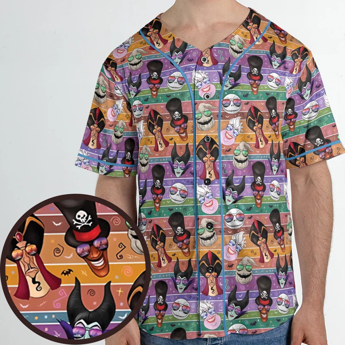 Chillin' like a Villain Summer Vibes Unisex Baseball Jersey