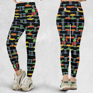 BurgerTime Arcade Game Legging